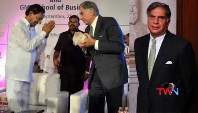 ratan naval tata   ఆర్థిక ప్రగతికి మానవత్వాన్ని అద్దిన అరుదైన పారిశ్రామిక వేత్త రతన్ టాటా   కేసీఆర్